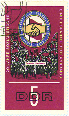DDR-Briefmarke zum 20. Jubiläum 1966