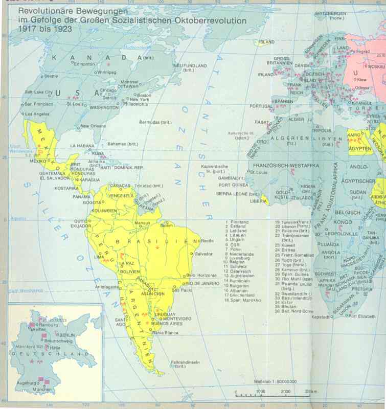 Weltkarte links